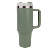 Accezzi 40oz stainless steel tumbler, bay leaf