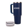 Accezzi 40oz stainless steel tumbler, denim