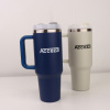 Accezzi 40oz stainless steel tumbler, denim
