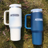Accezzi 40oz stainless steel tumbler, denim