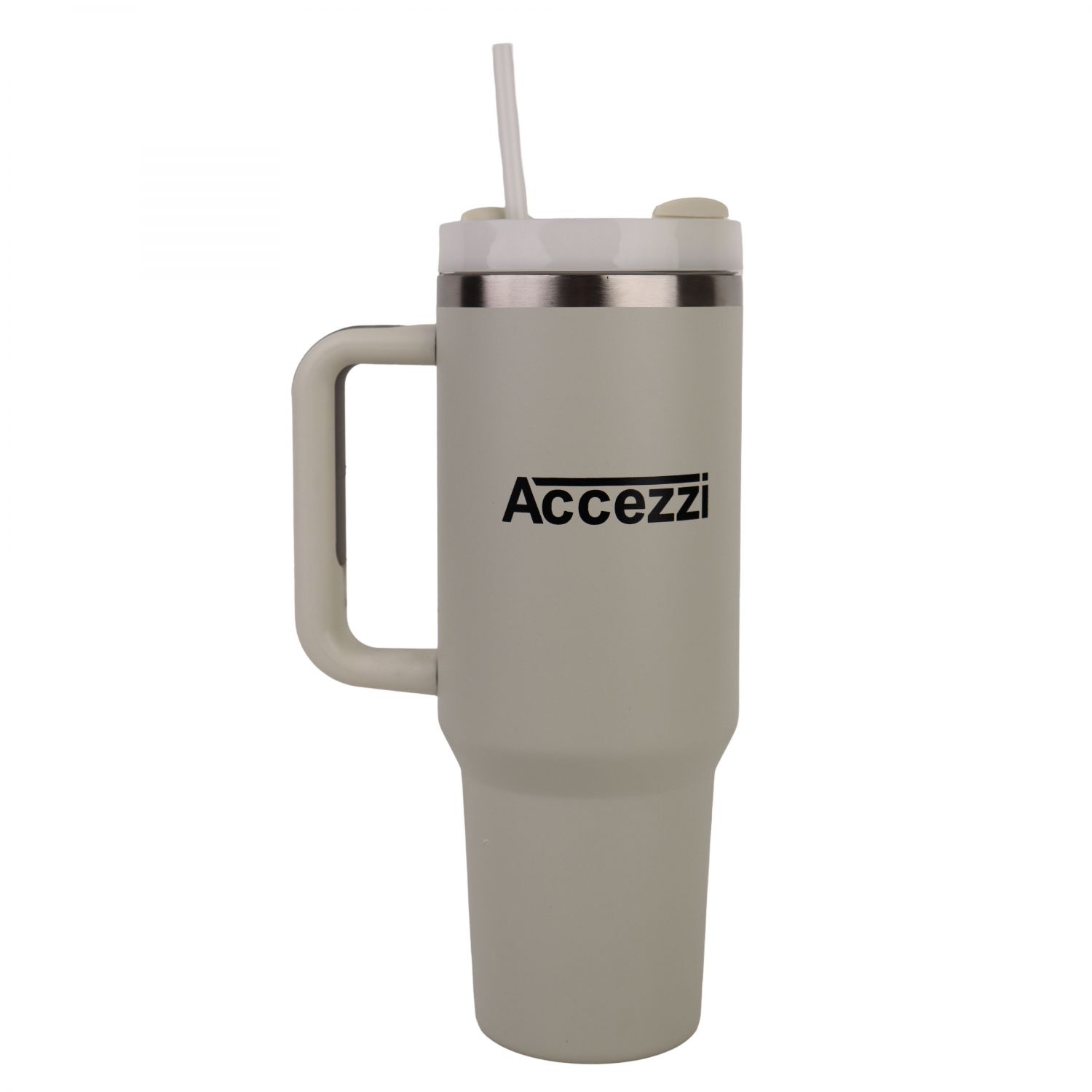 Accezzi 40oz stainless steel tumbler, dune