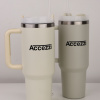 Accezzi 40oz stainless steel tumbler, dune