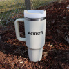 Accezzi 40oz stainless steel tumbler, dune