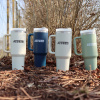 Accezzi 40oz stainless steel tumbler, dune