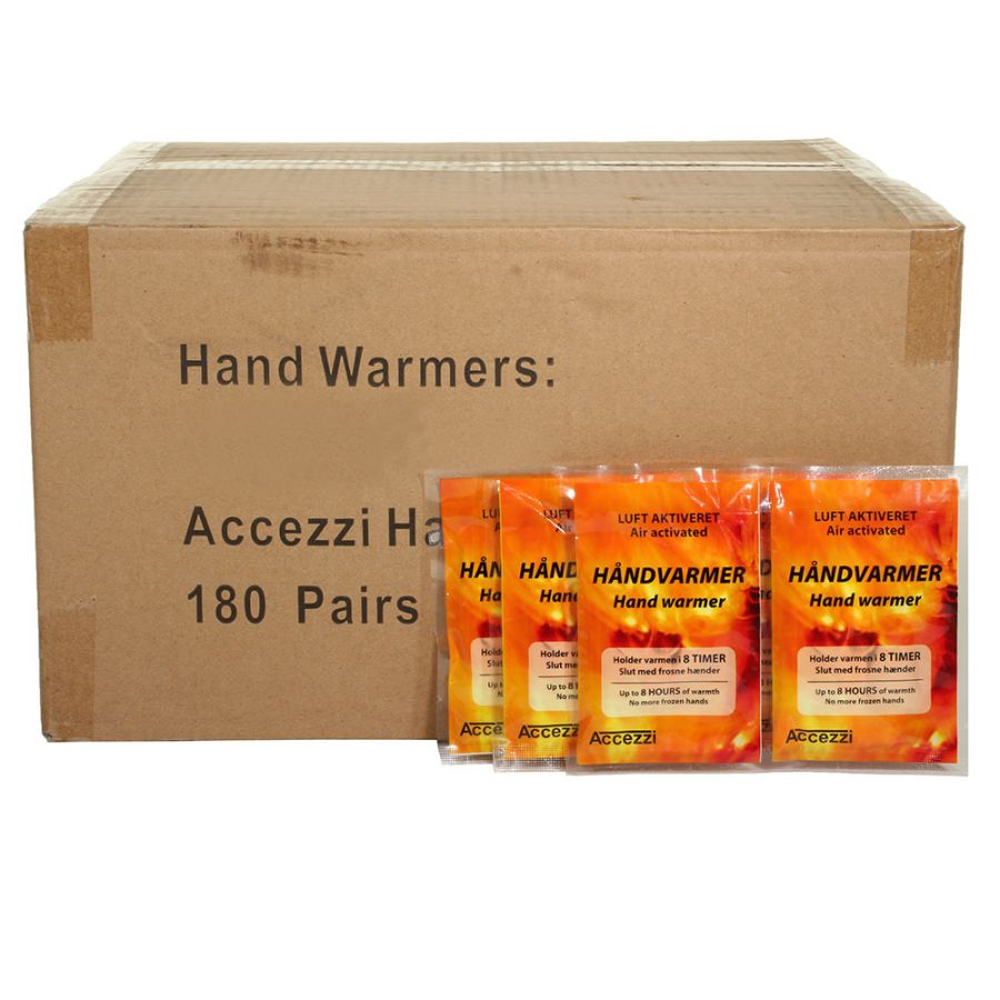 Accezzi aquecedor de mãos, 180 pares