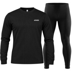 Accezzi Baselayer, sous-vêtement de ski, homme, noir