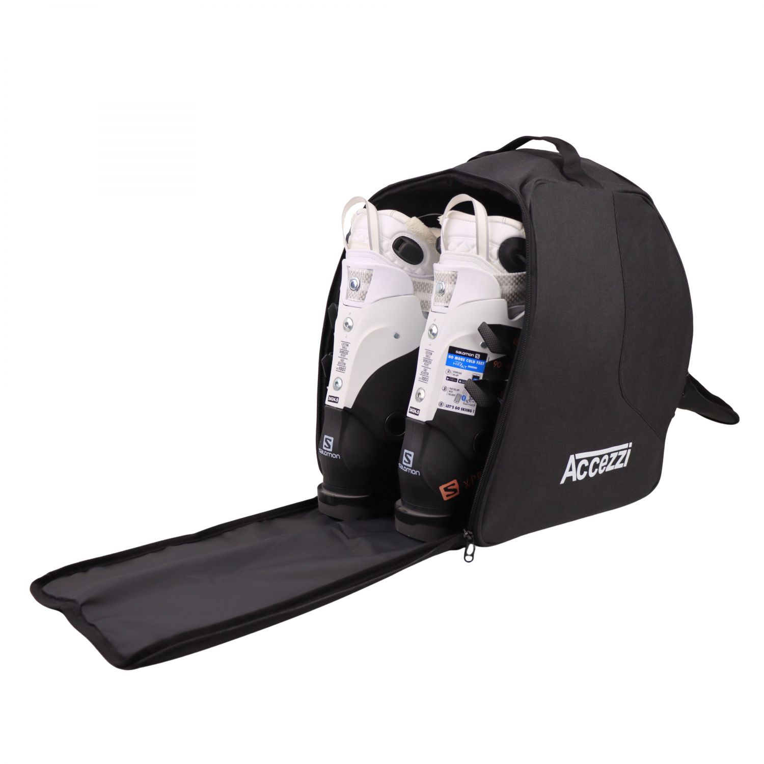 Accezzi boot and helmet bag, black