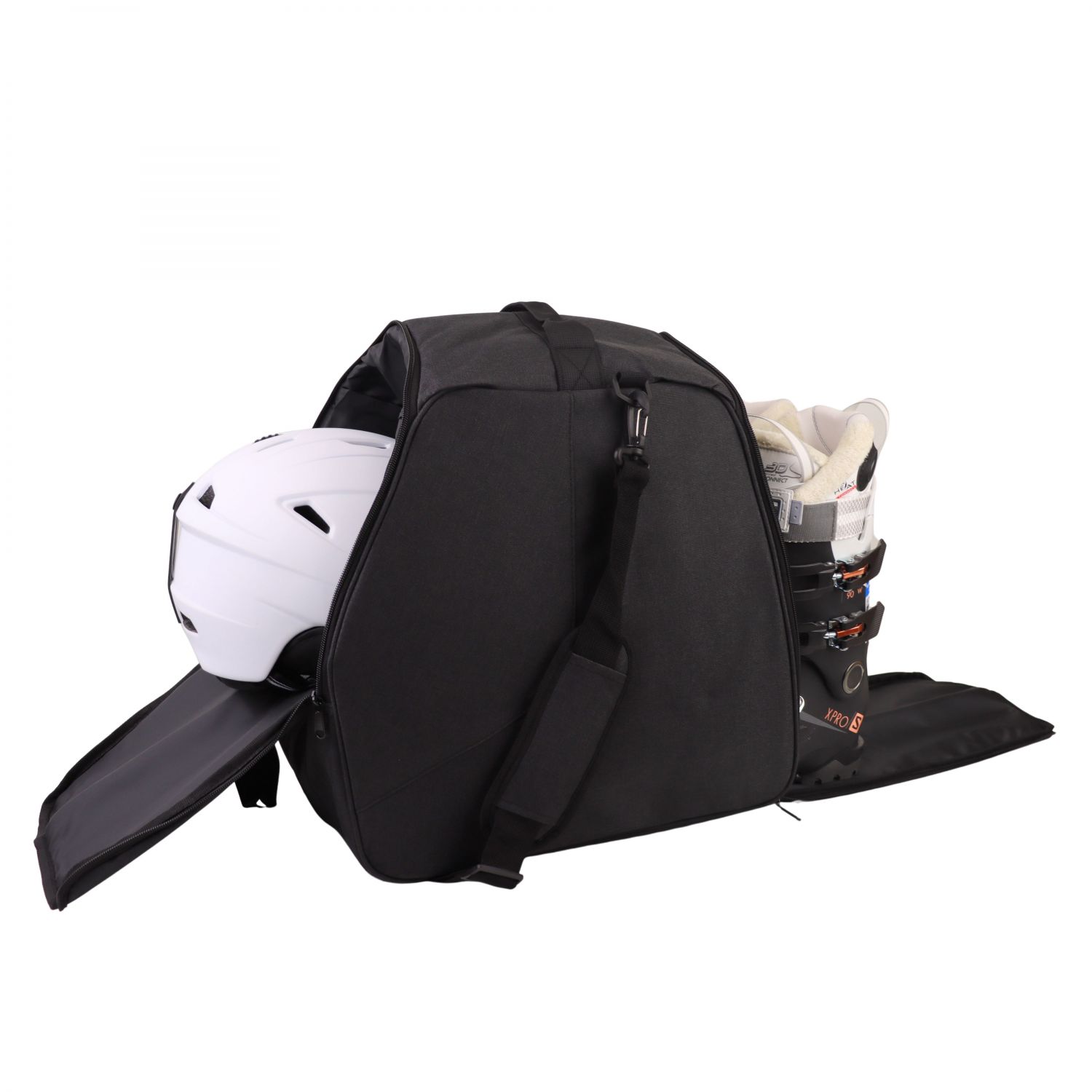 Accezzi boot and helmet bag, black