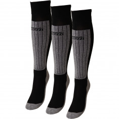 Accezzi Coolmax, calze da sci, 3 paia, nero