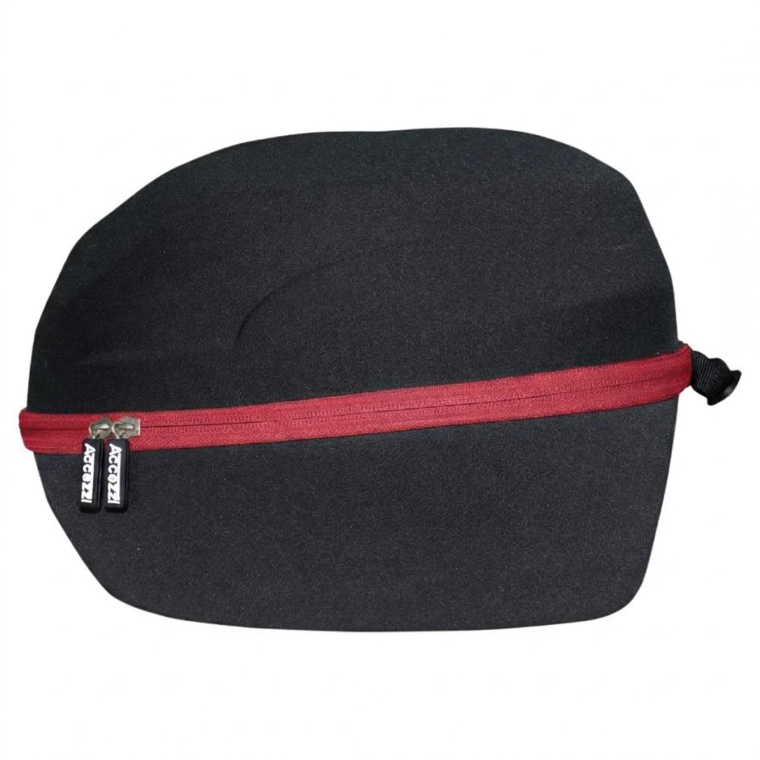 Accezzi Cortina, housse pour casque, noir/rouge