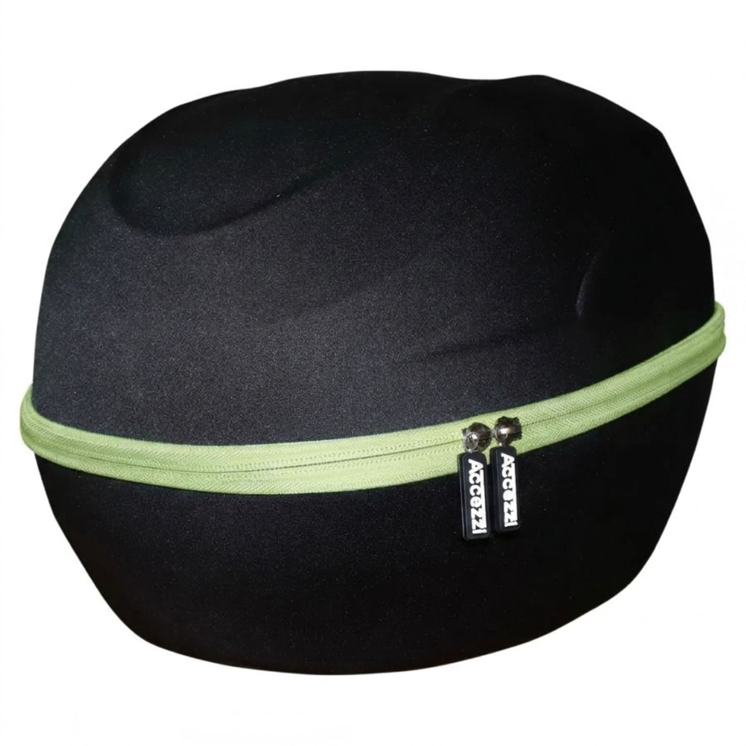 Accezzi Cortina, housse pour casque, noir/vert