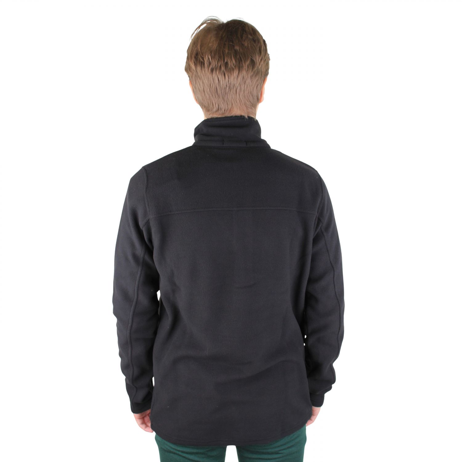Accezzi fleece 1/2 zip, men, black