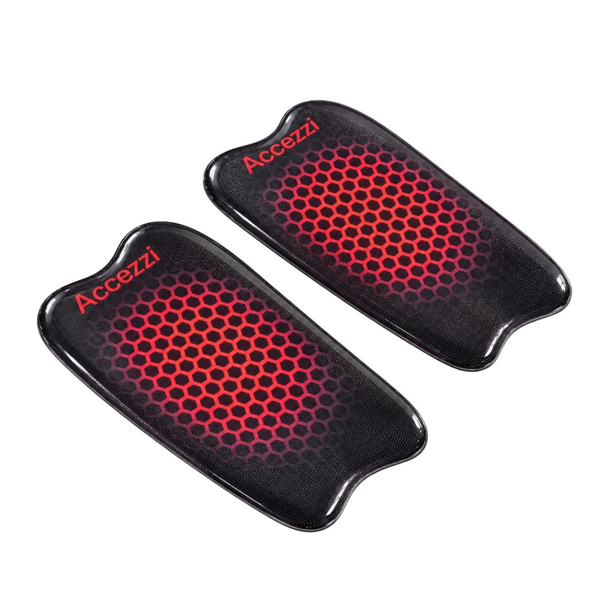 Accezzi Gel Pad, nero/rosso