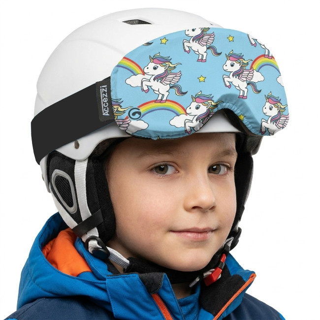 Accezzi Goggle Cover, kryt na okuliare, pre juniorov, unicorn