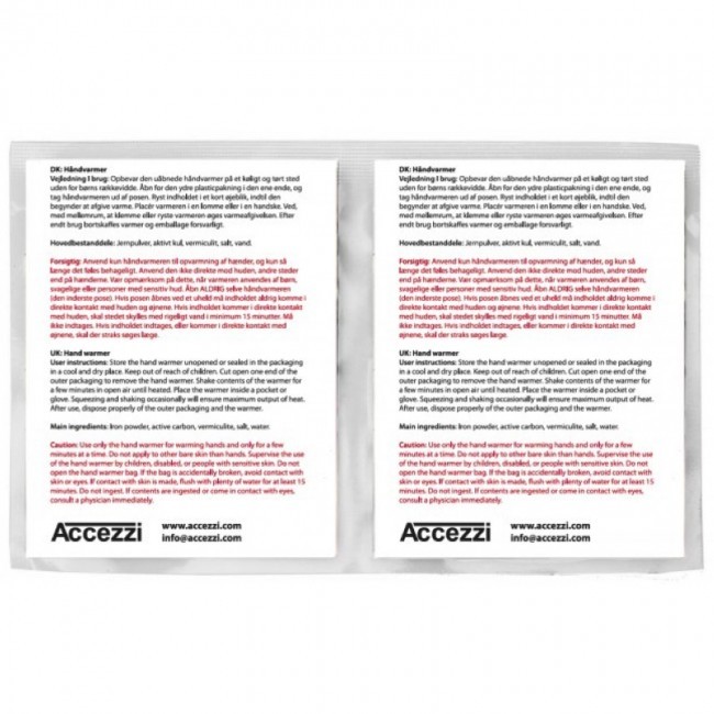 Accezzi Handwärmer, 5 Paar