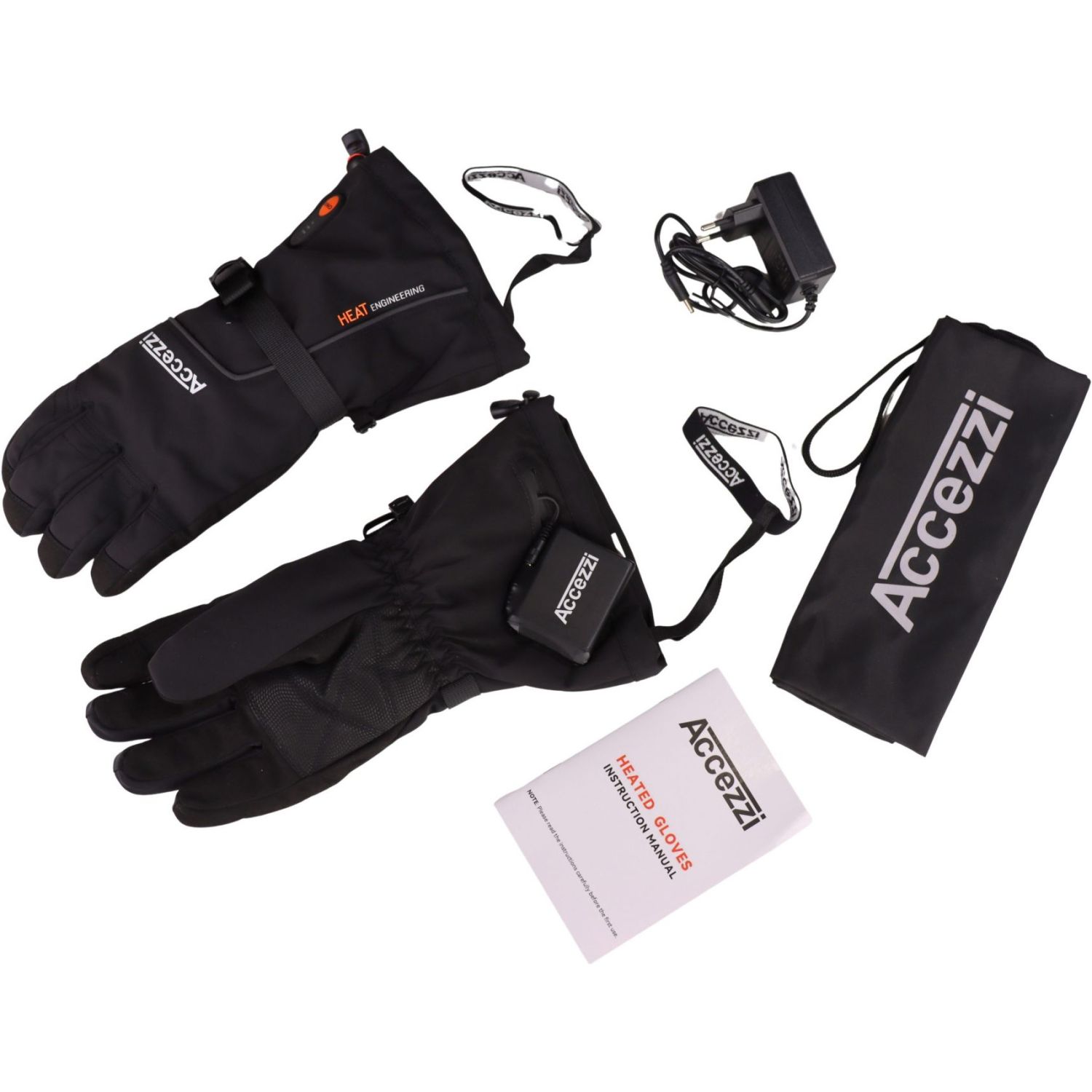 Accezzi Heat Gloves, Värmehandskar, Svart