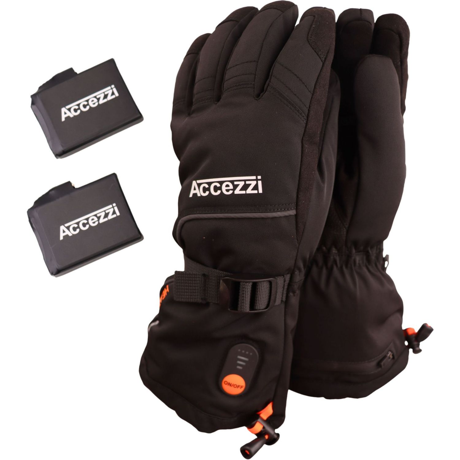 Accezzi Heat Gloves, vyhřívací rukavice. Včetně baterie a nabíječky