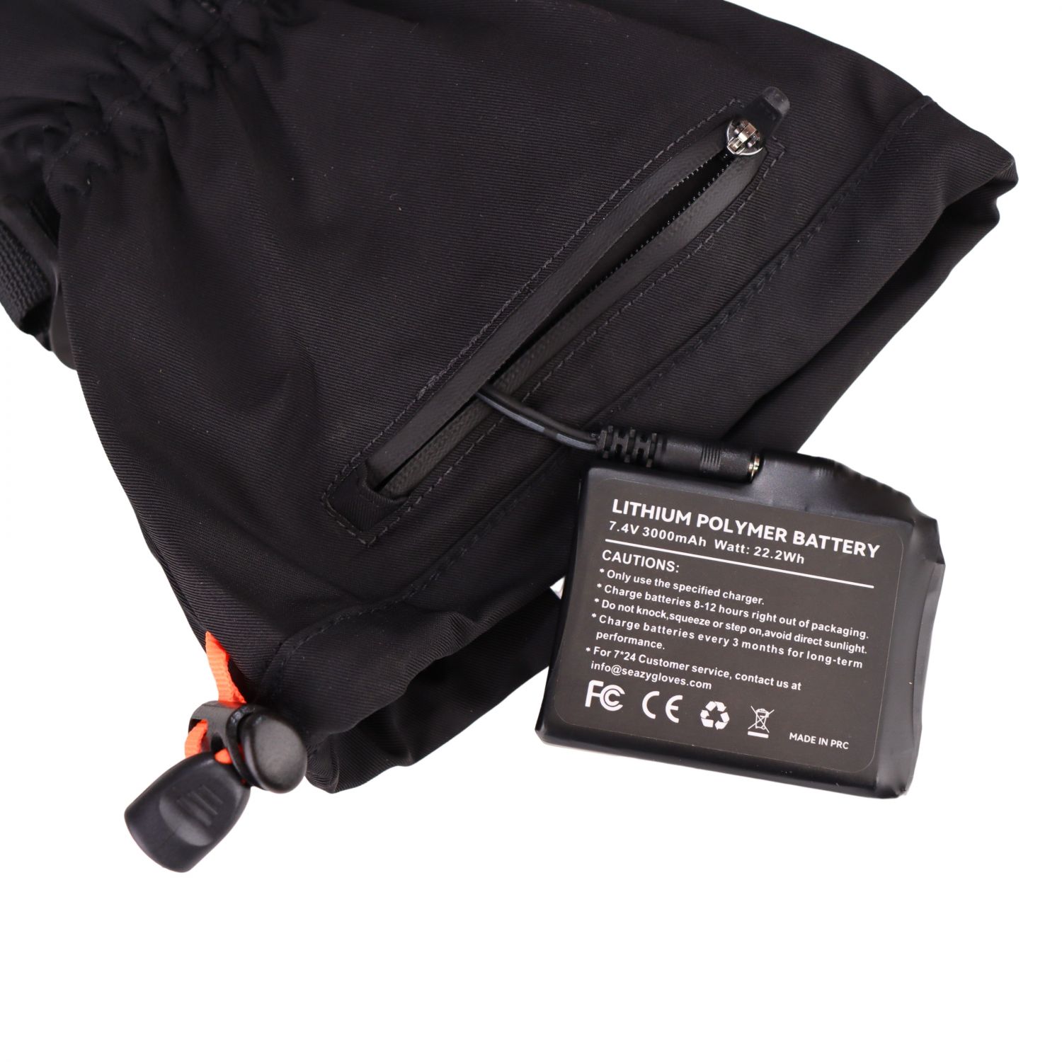 Accezzi Heat Gloves, vyhrievacie rukavice. Vrátane batérie a nabíjačky