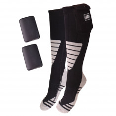 Accezzi Heat Socks, beheizte Socken, schwarz