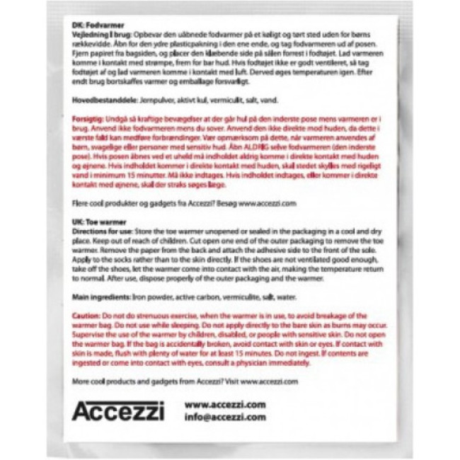 Accezzi jalkalämmitin, 50 paria