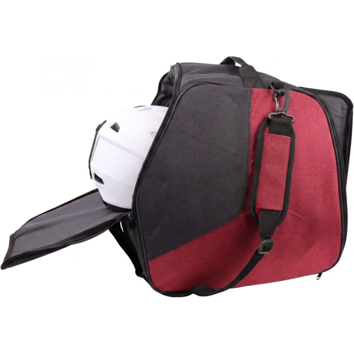 Accezzi Laars- en helmtas, zwart/rood