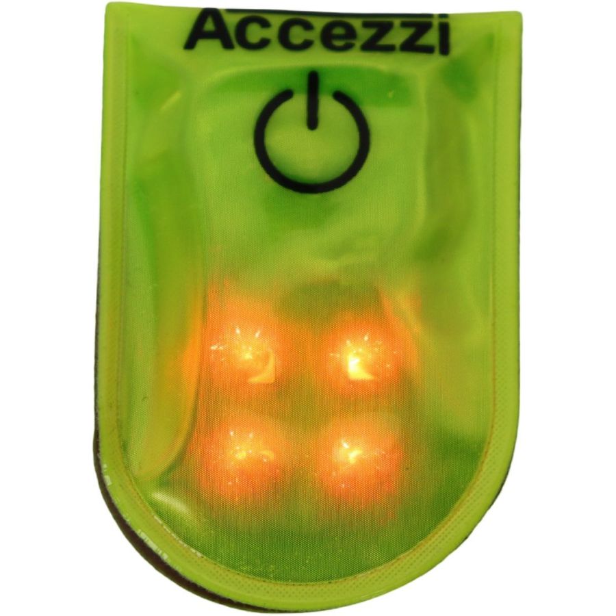 Accezzi LED klip, zelený