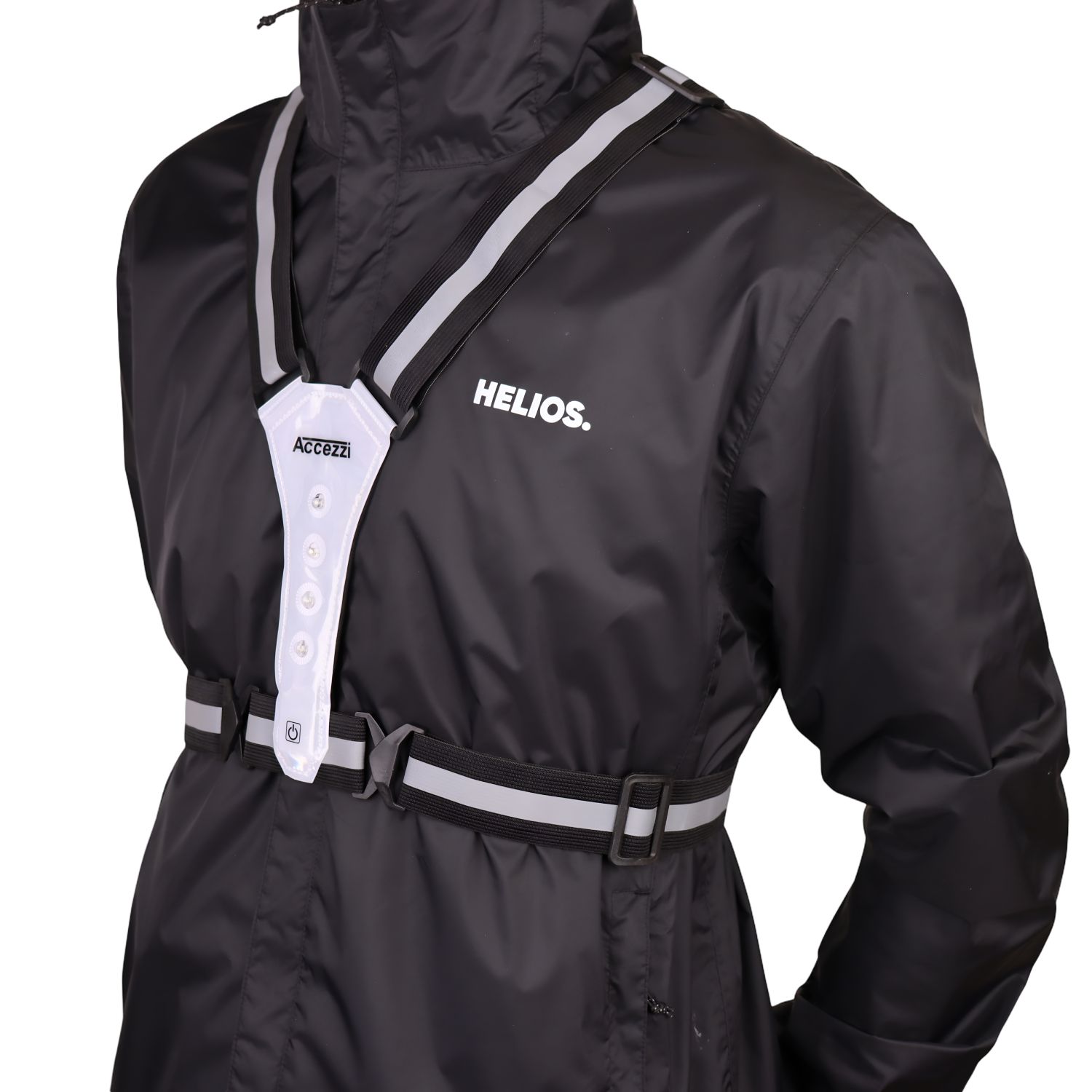 Accezzi LED refleksvest, grå