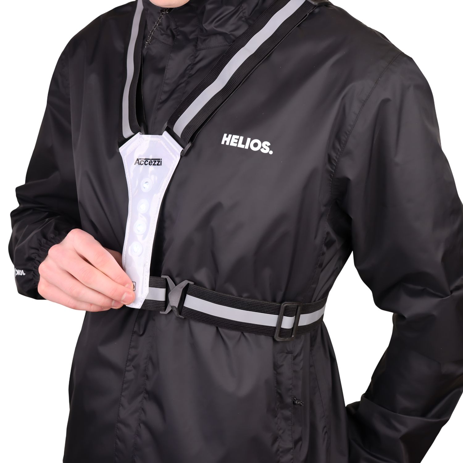 Accezzi LED refleksvest, grå