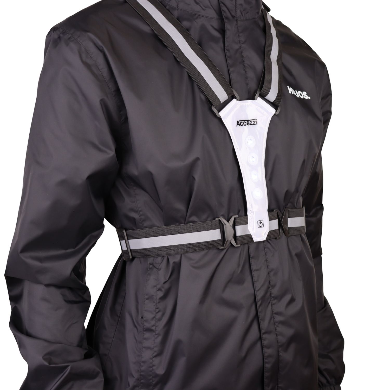 Accezzi LED refleksvest, grå