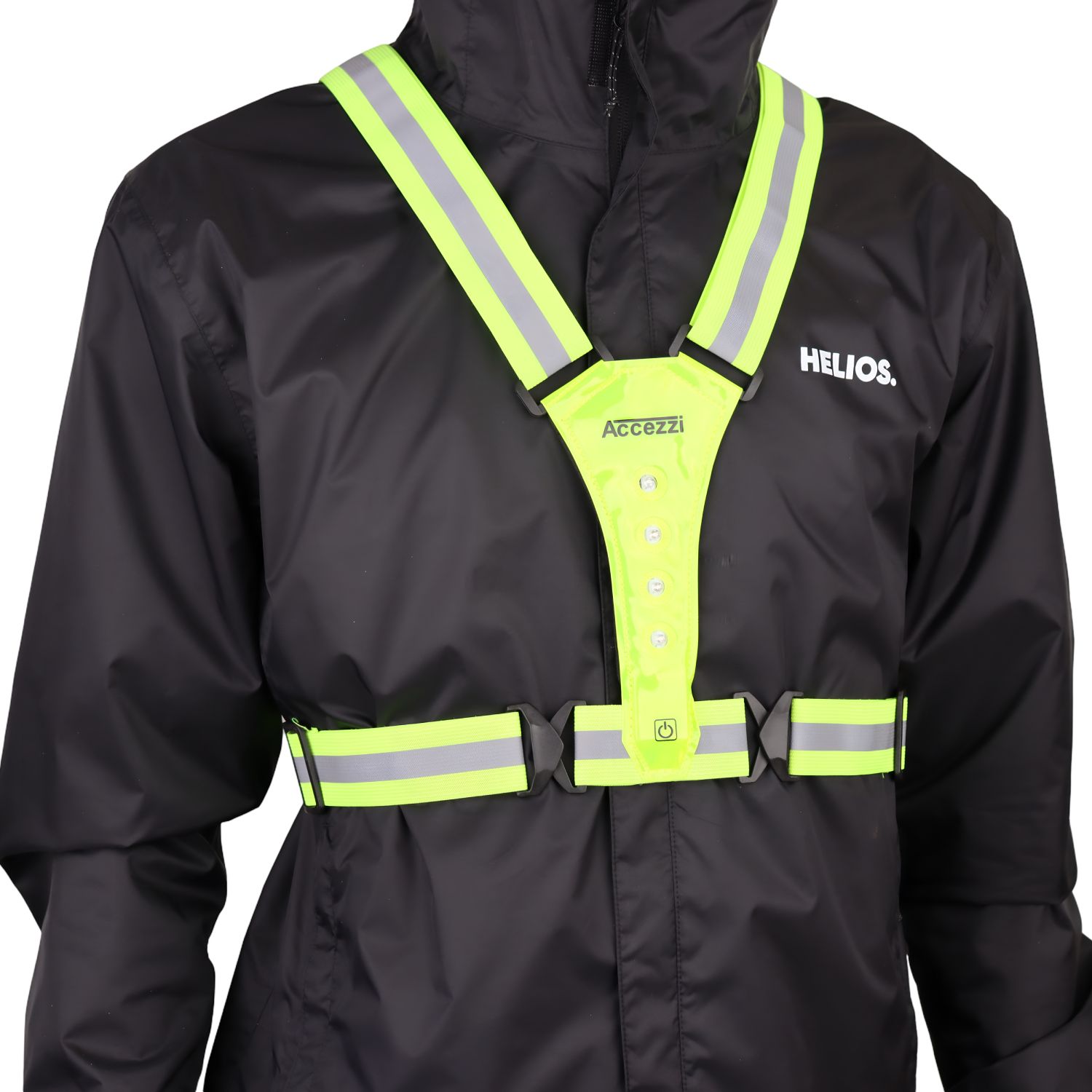 Accezzi LED refleksvest, grøn