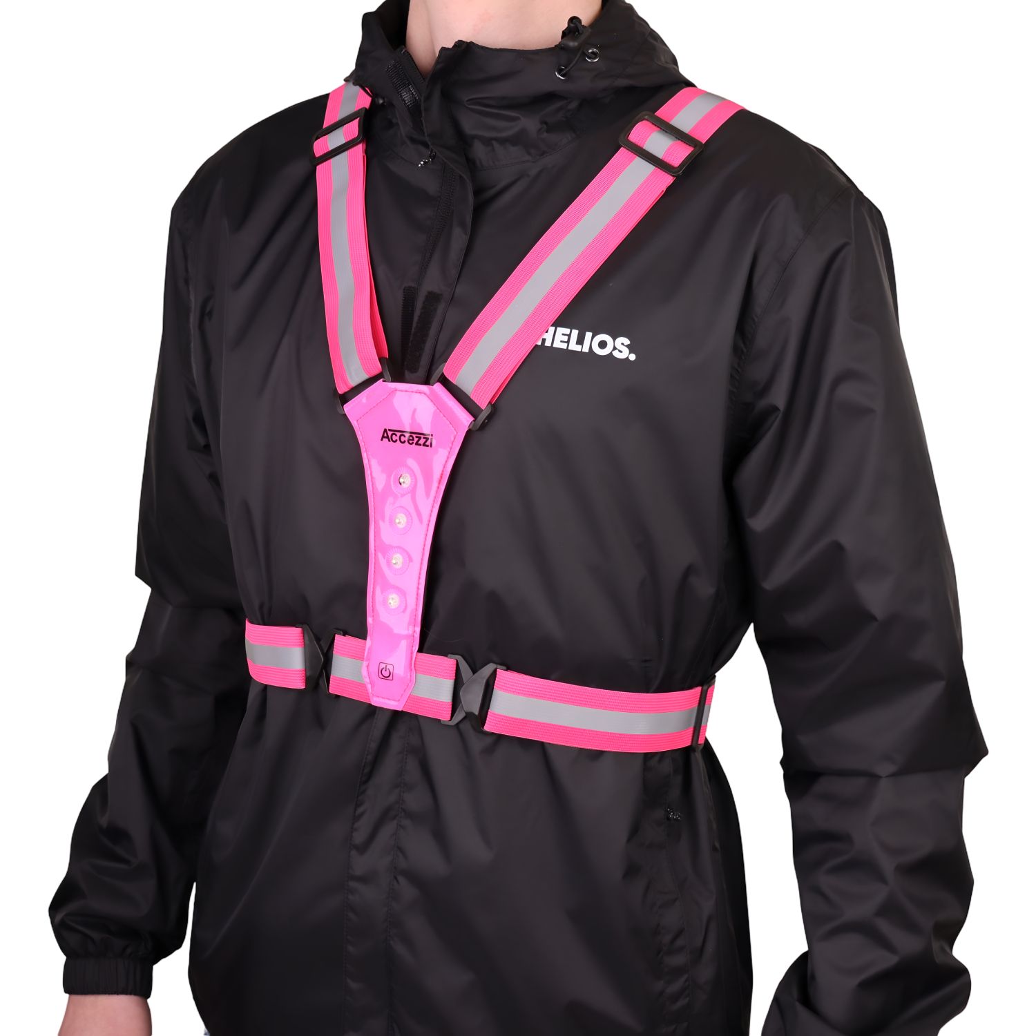 Accezzi LED refleksvest, pink