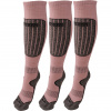 Accezzi Merino 20, calze da sci, donna, 3 paia, rosa