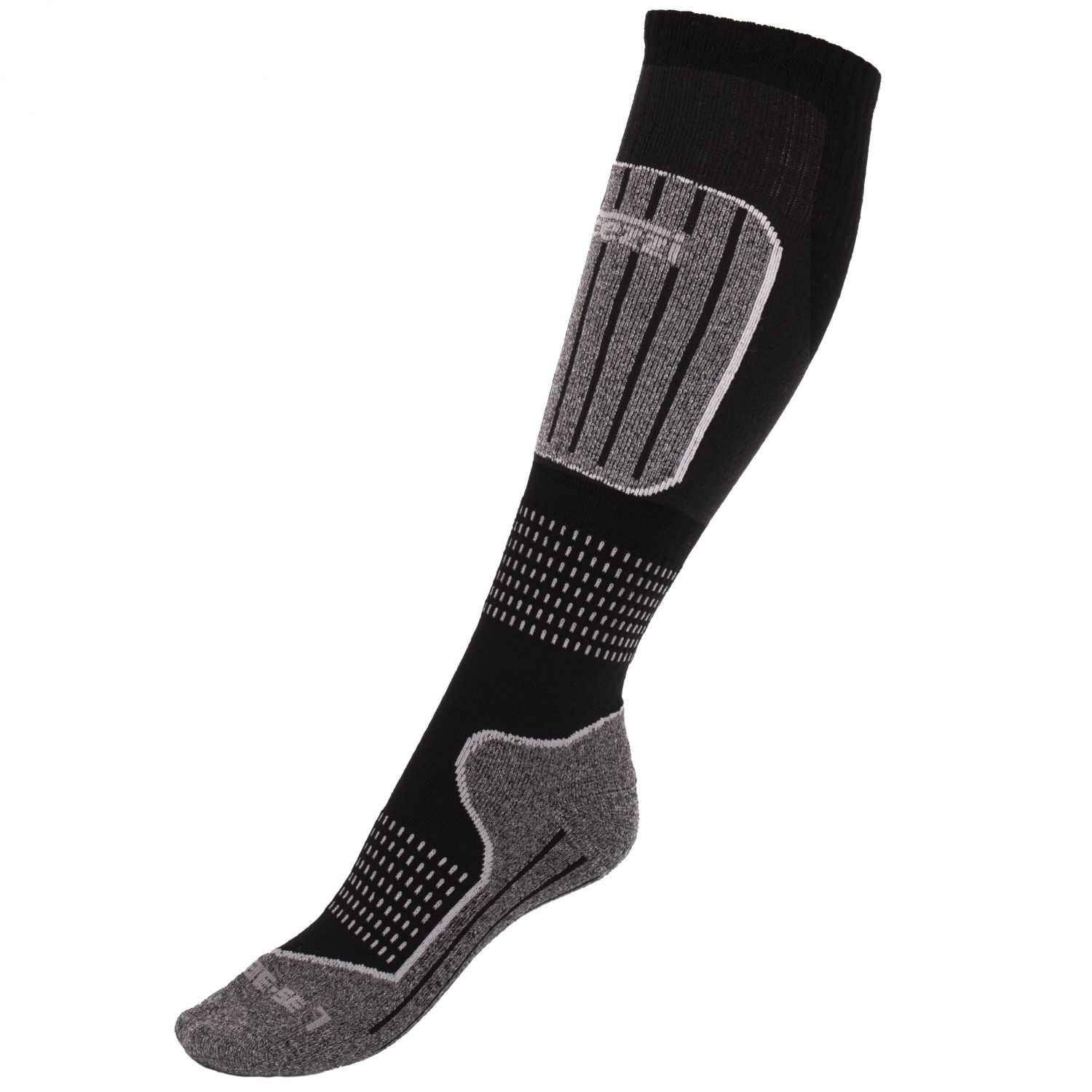 Accezzi Merino 20, calze da sci, junior, nero