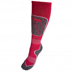 Accezzi Merino 20, calze da sci, junior, rosso