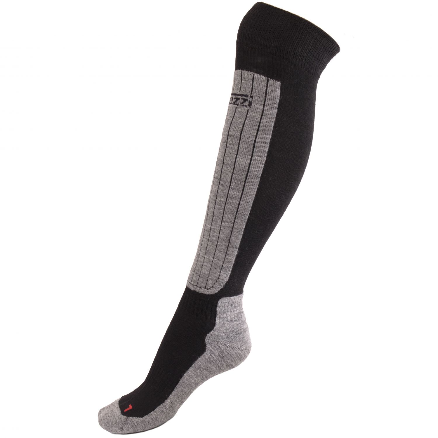Accezzi Merino 50, meias de esqui, preto