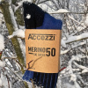 Accezzi Merino 50, ski sokken, 2 paar, blauw