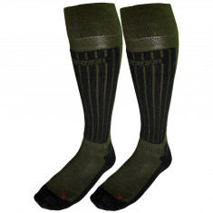 Accezzi Merino 80, calze da sci, 2 paia, verde