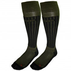Accezzi Merino 80, ski socks, 2 pairs, army