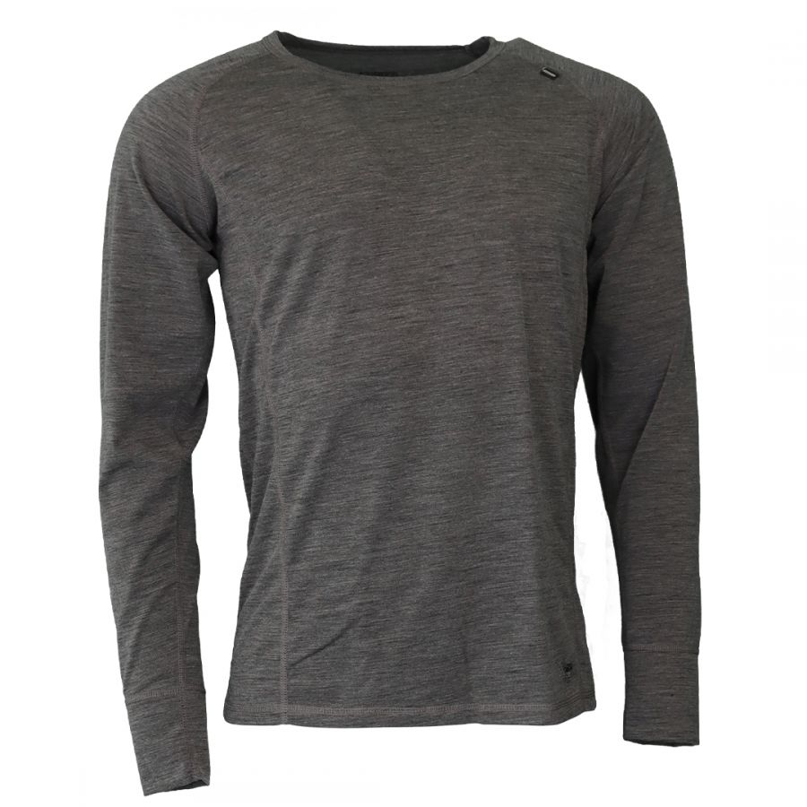 Accezzi Merino, biancheria intima da sci, uomo, grigio, 2 set