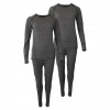 Accezzi Merino, intimo da sci da donna, grigio, 2 set