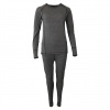 Accezzi Merino, intimo da sci, donna, grigio