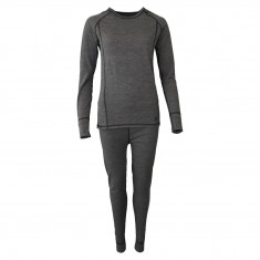 Accezzi Merino, intimo da sci, donna, grigio