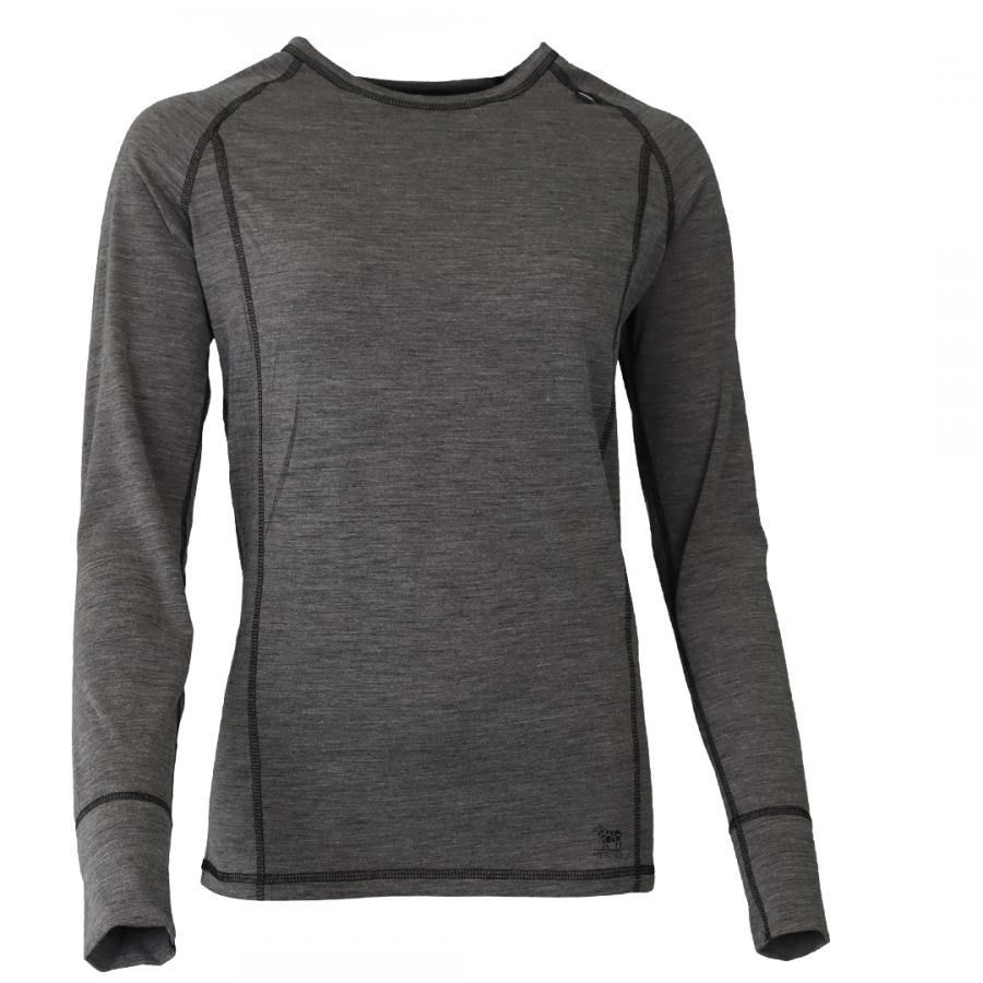 Accezzi Merino, intimo da sci, donna, grigio