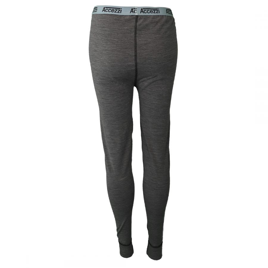 Accezzi Merino, intimo da sci, donna, grigio