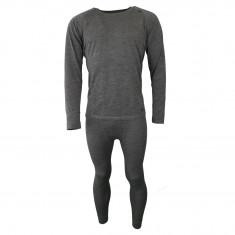 Accezzi Merino, intimo da sci, uomo, grigio