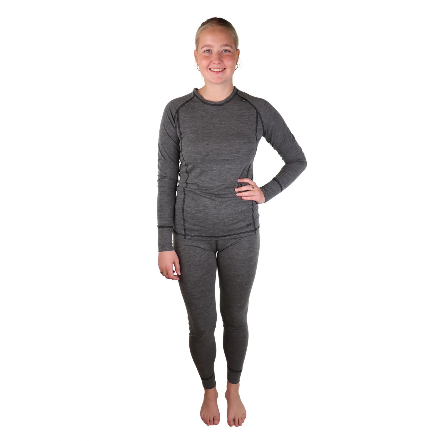 Accezzi Merino, underwear, women, grey melange