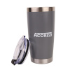 Accezzi rozsdamentes acél termoszpohár, 590 ml, szürke