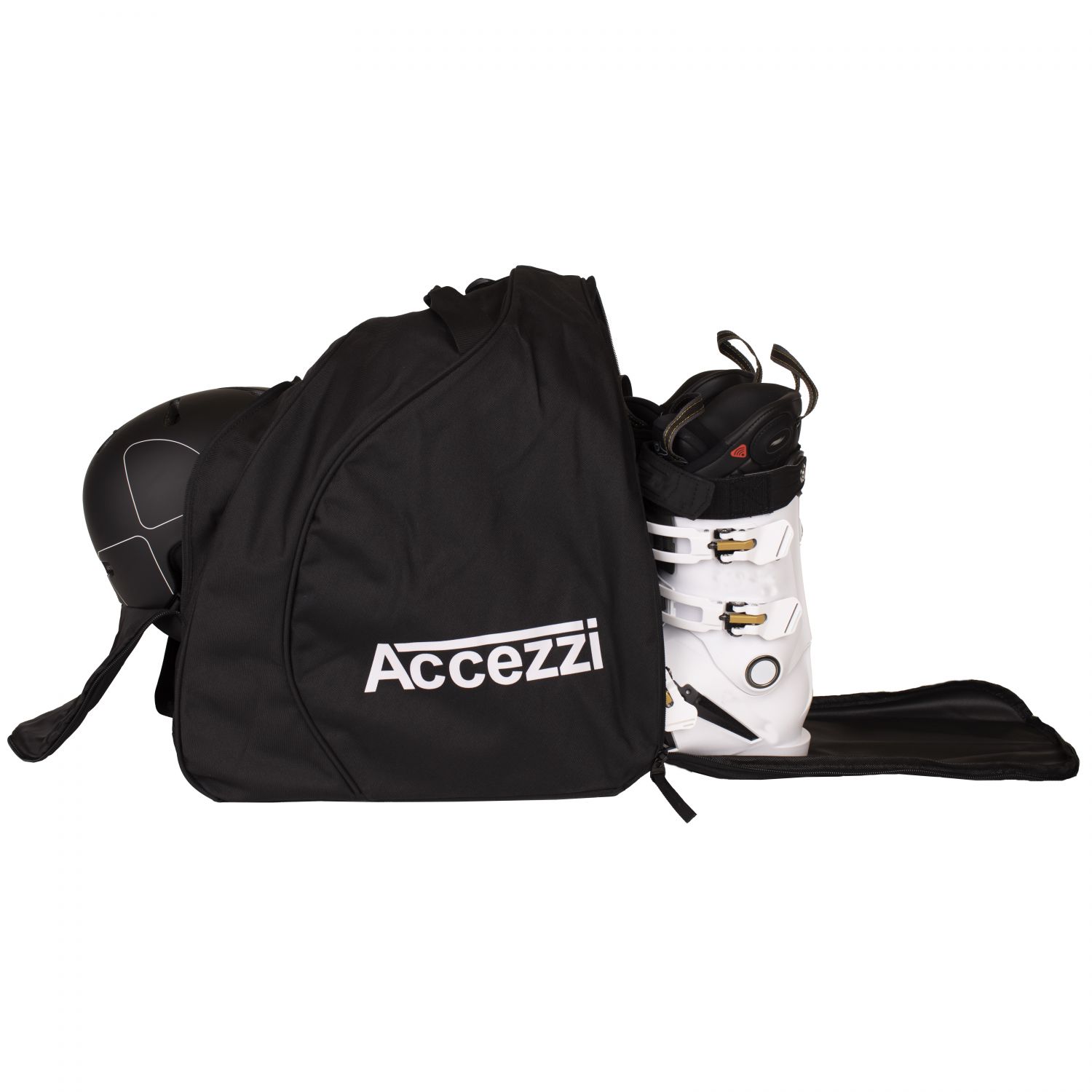 Accezzi Sapporo, torba na buty i kask, czarna