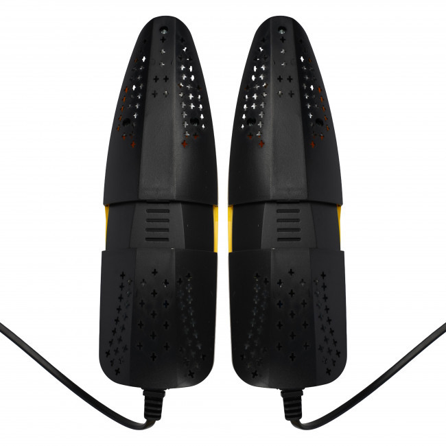 Accezzi schoen- en laarzenwarmer, zwart/geel