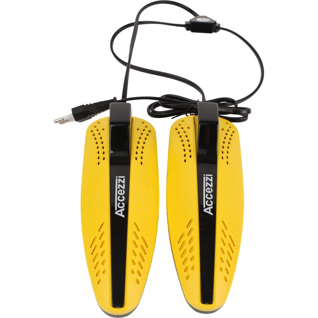Accezzi shoe/boot dryer, black/yellow